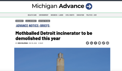 Mothballed Detroit incinerator